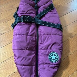 Dog Puffer Jacket - Deep Purple